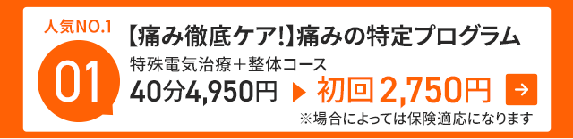 【痛み徹底ケア！】痛みの特定プログラム